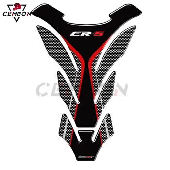 Už Kawasaki ER5 ER 5 ER500 3D gumos lipdukai Motociklo degalų bako dangtelio tarpinės apsaugos lipdukas lipdukas apsauginis dangtelis