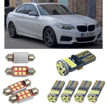 Interjero led Automobilių žibintai BMW 2 kupė f22 f87 coupe Skaityti dome lemputės automobiliams klaidų Licenciją Plokštelės Šviesos 2vnt/daug