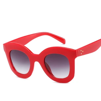 Unisex aikštė akiniai nuo saulės moterims 2018 prabangos prekės ženklo dizaineris skaidrus leopard balta ponios festivalis akinius oculos feminino