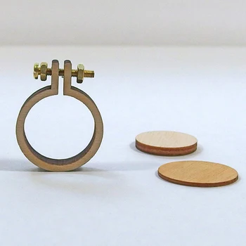 Audinio Dažymas Kryželiu Fiksuoto Rėmo Kryželiu Rėmo Adata Menų Mini Mini Siuvinėjimo Lankelis Žiedas 