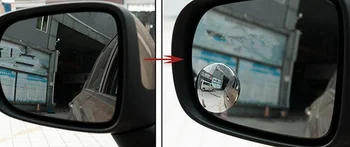Automobilių borderless maži, apvalūs aklojoje veidrodžių atbuline eiga pagalba 