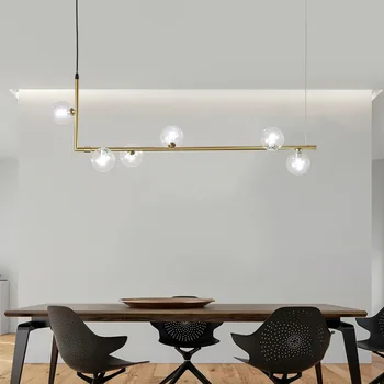 šiuolaikinės geležies blizgikliai para quarto virtuvės šviestuvai ventilador de techo lampes suspendues šiaurės apdaila namo