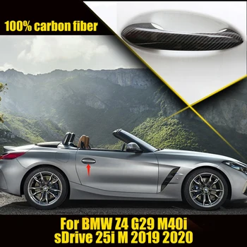 Nekilnojamojo Sausas Anglies Pluošto, Automobilių Durų Rankena Padengti Apdaila BMW Z4 G29 M40i SDrive 25i M. 2019 m. 2020 m.