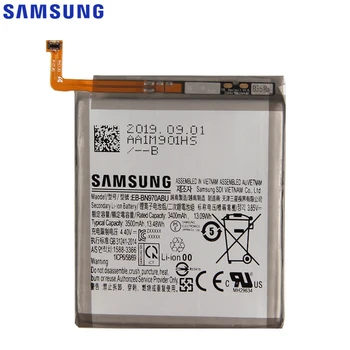 Samsung Originalus EB-BN970ABU Bateriją, Skirtą Samsung GALAXY Note 10 X Pastaba Note10 Originali Pakeitimo Telefono Baterija 3500mAh