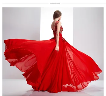 Nemokamas pristatymas appliques šalies vestido de festa renda vestido longo sexy raudona ilgai Oficialų suknelė Vakarą motina oblubienicy Suknelė