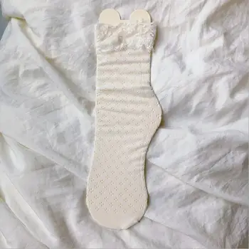 Akių vamzdis kojinės saldus vaikų mergaičių nėrinių krūva krūva kojinių 1 pora, skirtas 3-8 metų vaikams