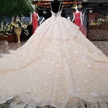 LS23556 spagečiai dirželiai weedding suknelė kamuolys suknelė brangioji backless nėriniai gėlės, vestuvių suknelė kinija internetinė parduotuvė, didmeninė boda