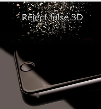 IPhone 7 7P Grūdinto Stiklo Plėvelė 3D Paviršiaus Visą Ekraną Padengti 4D Šalto Drožyba Mobiliojo Užsklanda Plėvelė, apsauginės Plėvelės