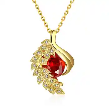 Karšto parduoda internetu indijos aukso spalvos karoliai moteris Povas uodegą collares populares vestuvių papuošalai SKGN130