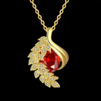 Karšto parduoda internetu indijos aukso spalvos karoliai moteris Povas uodegą collares populares vestuvių papuošalai SKGN130