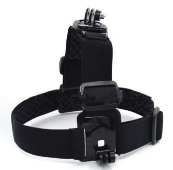 Už GoPro priedai Elastinga Galvos Dirželį Pritvirtinkite du kartus Fotoaparato Dirželis GoPro Hero 6 5 4 Sesijos h9 SJ5000 Sporto fotoaparato accessor