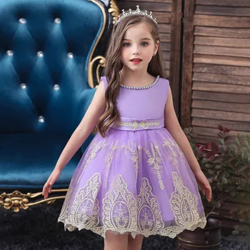 2019 naujas nėrinių mergina suknelė gimtadienio suknelė šalis princesė suknelė, vestidos de fiesta de noche