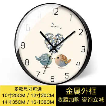 Šiaurės Modernaus Dizaino Sieninis Laikrodis Aukso Minimalistinės Kūrybos Prabangus Sieninis Laikrodis Marmuro Meno Orologi Da Parete Kambario Reikmenys DE50ZB