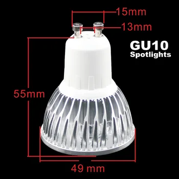 Nemokamas pristatymas GERIAUSIAS Gamyklos kaina, LED prožektoriai, lemputės Epistar 4W GU10/E27/GU5.3/MR16 pakeisti halogeną 30W 3 metų garantija