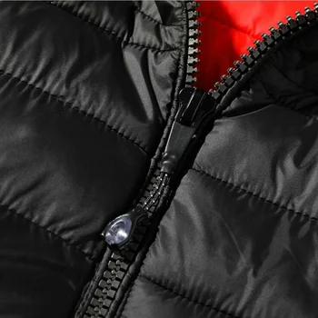 Naujas 2021 Žiemos Ultralight Mens Medvilnės Žemyn Striukės Lengvas Paltai Atsitiktinis Klasikiniai Paltai Vyrų Streetwear S-3XL