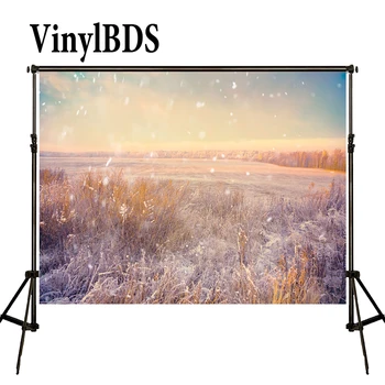 VinylBDS 5x6.5FT Bokeh Fotografijos Backdrops Žolės Foną Sniego baltumo Nuotraukų Gražių Foto Backdrops