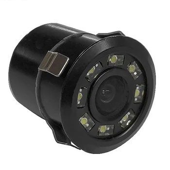 Universalus Automobilinis vaizdo Kamera 8 LED Žibintai HD Naktinio Matymo Galinio vaizdo Kamera, Atbulinės eigos Vaizdo Kamera
