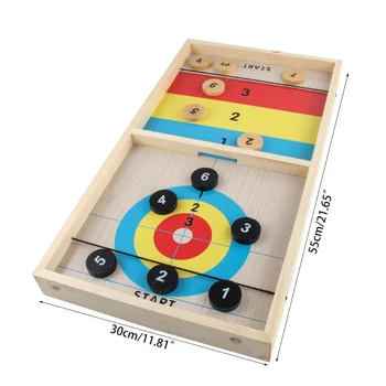 Shuffleboard Greitai Diržas Puck Žaidimo Tempas SlingPuck Valdybos Šeimos, Tėvų-vaikų Interaktyvios Pratybos Žaislai