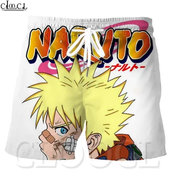 Vyriški Šortai Naruto Anime Spausdinti Populiarus vyrų 3D Spausdinimo Klasikinis Japonų Paplūdimio Šortai Sporto Harajuku vyriškos Bėgimo Kelnės