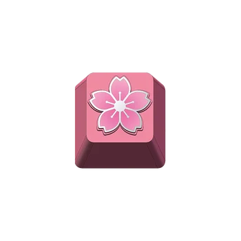 KeyCap Cherry Blossom Katės Letena Nintendo Cinko Aliuminio Lydinio Metalo Mechaninės Klaviatūros Asmenybės Skaidrus Pagrindiniai Bžūp