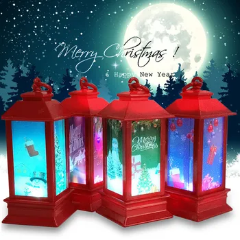 25# Kalėdų Atmosferos Dekoratyvinis Rekvizitai Plastiko Spindinčią Naktį, Šviesos Namuose Kalėdos Atmosfera Apdailos Rekvizitai Plastiko Šviesos