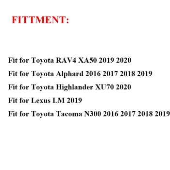 LED Teka Pusės Veidrodėlis Posūkio Signalo Šviesos Žibintas Toyota Alphard Vellfire AH30 Tacoma 16-19 RAV4 2019 2020 2020 Highlander