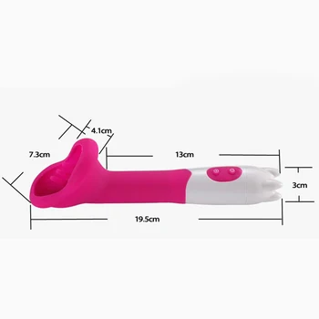 12 Greičio Oralinis Vibratorius Klitorio, Makšties Įmova G spot Skatinti Masažas Galingas Vibruojantis Liežuvio Sekso Žaislai Moterims, Masturbator