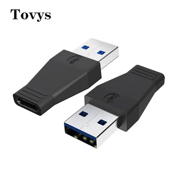 USB C Adapteris USB 3.0 Male į USB 3.1 C Tipo Moterų OTG Konverteris Tipas-C usb-c Adapterio Kabeliu, skirta 