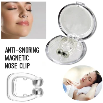 1/2/4PCS Anti-Knarkimas Įtaisas Kvėpavimas Miego Pagalba Nosies Oro Angos Nr. Juostelės Nosies Įrašą Mini nosies kamščiu su magnetinių Nosies Klipas