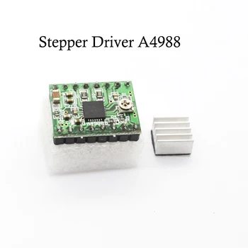 3D spausdintuvas dalys StepStick a4988 už Reprap Rampos 1.4 Step motor driver HR-A4988 ratai valdybos plokštė su Heatsink