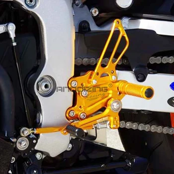 Visą CNC Aliuminio Motociklo Reguliuojamas Rearsets Galiniai Rinkiniai Koja Vinys, Skirtas YAMAHA YZF-R1 2007-2008 m.