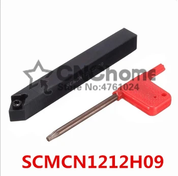 SCMCN1212H09 12*12mm Metalo Staklės, Pjovimo Įrankiai, Tekinimo Staklės, CNC Tekinimo Įrankiai, Išorės Tekinimo Įrankio Laikiklis S-Type SCMCN