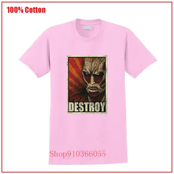 2020 Milžiniško Titan Sunaikinti Japonų Anime Ataka Titan Naujausios konstrukcijos vyrams, atsitiktinis Marškinėliai Cosplay Kostiumų grynos medvilnės marškinėliai