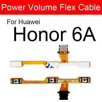 Galios ir tūrio Flex Kabelis Huawei Honor Garbės 6A 6C 6X 7 7i 7A 7C 7X 7S 8A Pro Žaisti Galios Apimtis Switch Valdymo Flex Kabelis