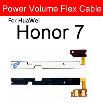 Galios ir tūrio Flex Kabelis Huawei Honor Garbės 6A 6C 6X 7 7i 7A 7C 7X 7S 8A Pro Žaisti Galios Apimtis Switch Valdymo Flex Kabelis