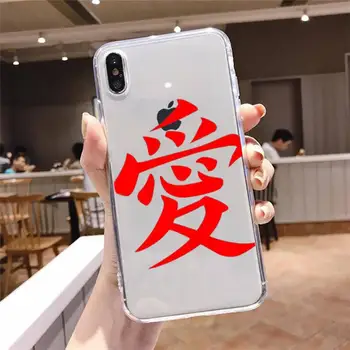 Japonijos Anime NARUTO Gaara rubisafe Telefono dėklas Skaidri minkšta iphone 5 5s 5c se 6 6s 7 8 11 12 plus x mini xs xr pro max