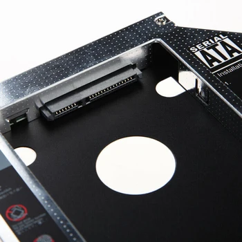 Kietasis Diskas Caddy Naujų Karšto 9.5 mm Universalus SATA 2 HDD SSD Kietąjį Diską Caddy CD/DVD-ROM Optinių Bay