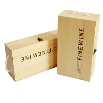 Didmeninė Užsakymą Gamintojų Vyno Dėžutė Aukštos Kokybės Raudonojo Kedro Medienos Vyno Vežėjas, Dovanų Pakavimo Dėžutės Namų Puošybai ir Dovana