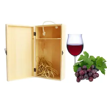 Didmeninė Užsakymą Gamintojų Vyno Dėžutė Aukštos Kokybės Raudonojo Kedro Medienos Vyno Vežėjas, Dovanų Pakavimo Dėžutės Namų Puošybai ir Dovana