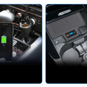 Belaidžio Kroviklio Telefono Skydelis Mercedes-Benz A Klasė 2019-2020 QC3.0 USB PD Greitai Wireless Charging Pad Turėtojas
