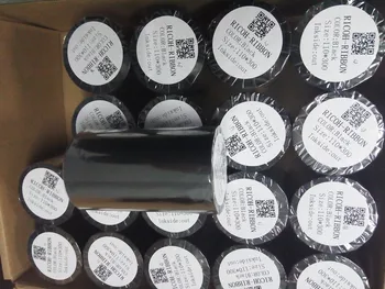 DRVXIN Vaško Juostelės Plotis 110mm-110mm X 300m juoda Šilumos Perdavimo Etiketės, Juostos, juostelės, Skirtos padengtas pape Barcode label printer ZT220