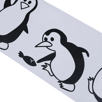 1 X Pingvinas Šaldytuvas Lipdukas Šaldytuvas Lipdukai Virtuvės Vinilo Sienos Lipdukai