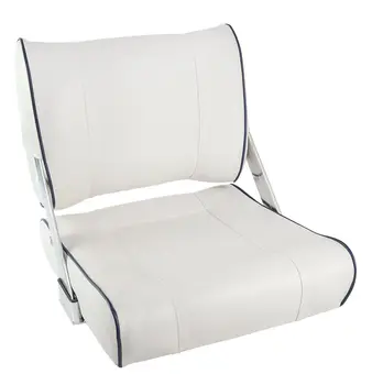 Kėdė minkšta su flip back baltos ir mėlynos spalvos apvadu 1042048