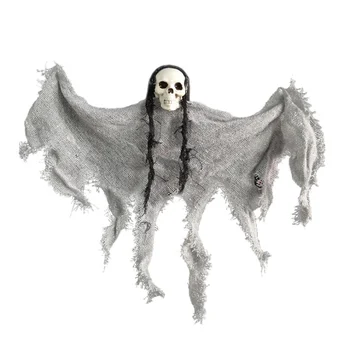 Helovinas Kabinti Dvasios Haunted House Ragana Gpgb žmogus Voras moteris Siaubo Kieme Medis Helovinas Elektros Papuošalai h2