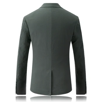 2019 naują atvykimo keturis sezonus Stiliaus vyrų boutique sportiniai švarkai (bleizeriai) mados atsitiktinis vieno krūtinėmis kietas slim vyrų striukė kailis dydis M-3XL