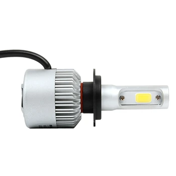 2021 Naujas 9~30 V H7 COB LED Žibintų Konversijos 80W Automobilių Vandeniui Balta Lemputes