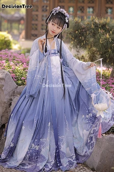 2021 moterų hanfu kinijos liaudies šokių senovinių kostiumų elegantiškas hanfu kostiumas han dinastijos cosplay kostiumai, apranga princesė suknelė