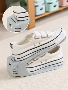 Dukart sluoksnis integruotas batų džiovykla paprastas plastiko batų stalčiuko batų spintoje apdailos stovo