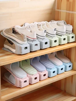 Dukart sluoksnis integruotas batų džiovykla paprastas plastiko batų stalčiuko batų spintoje apdailos stovo