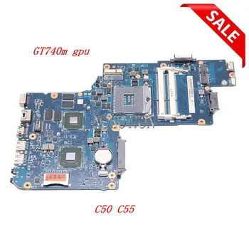 NOKOTION Nešiojamojo kompiuterio motininė Plokštė, skirtas Toshiba Satellite C50 C 55 H000061980 Mainboard SLJE8 DDR3 GT740M GPU